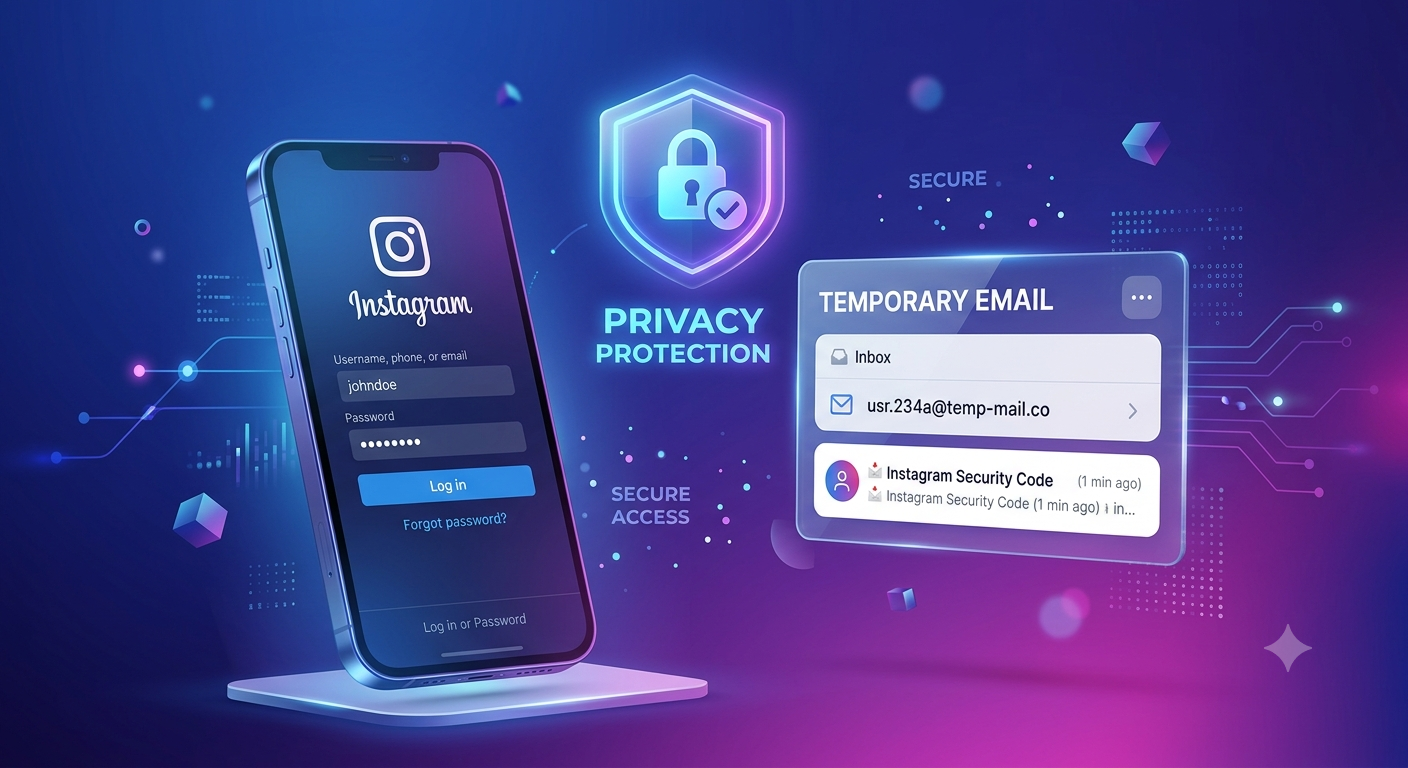 Use Temporary Email for Instagram Sign Up (No Spam)